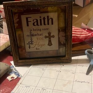 Inspirational Faith Framed Art